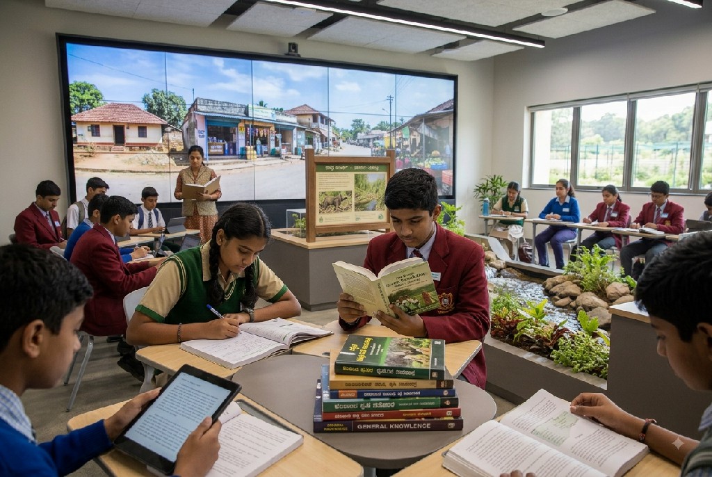 Students reading